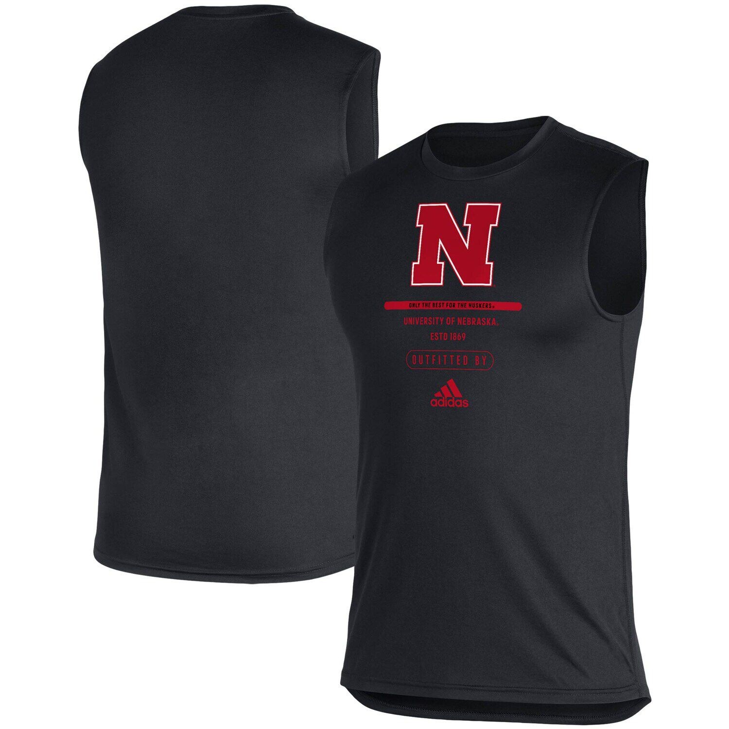 Мужская футболка без рукавов adidas Black Nebraska Huskers Sideline Locker Tag AEROREADY Creator
Мужская футболка без рукавов adidas Black Nebraska Huskers Sideline Locker Tag AEROREADY Creator