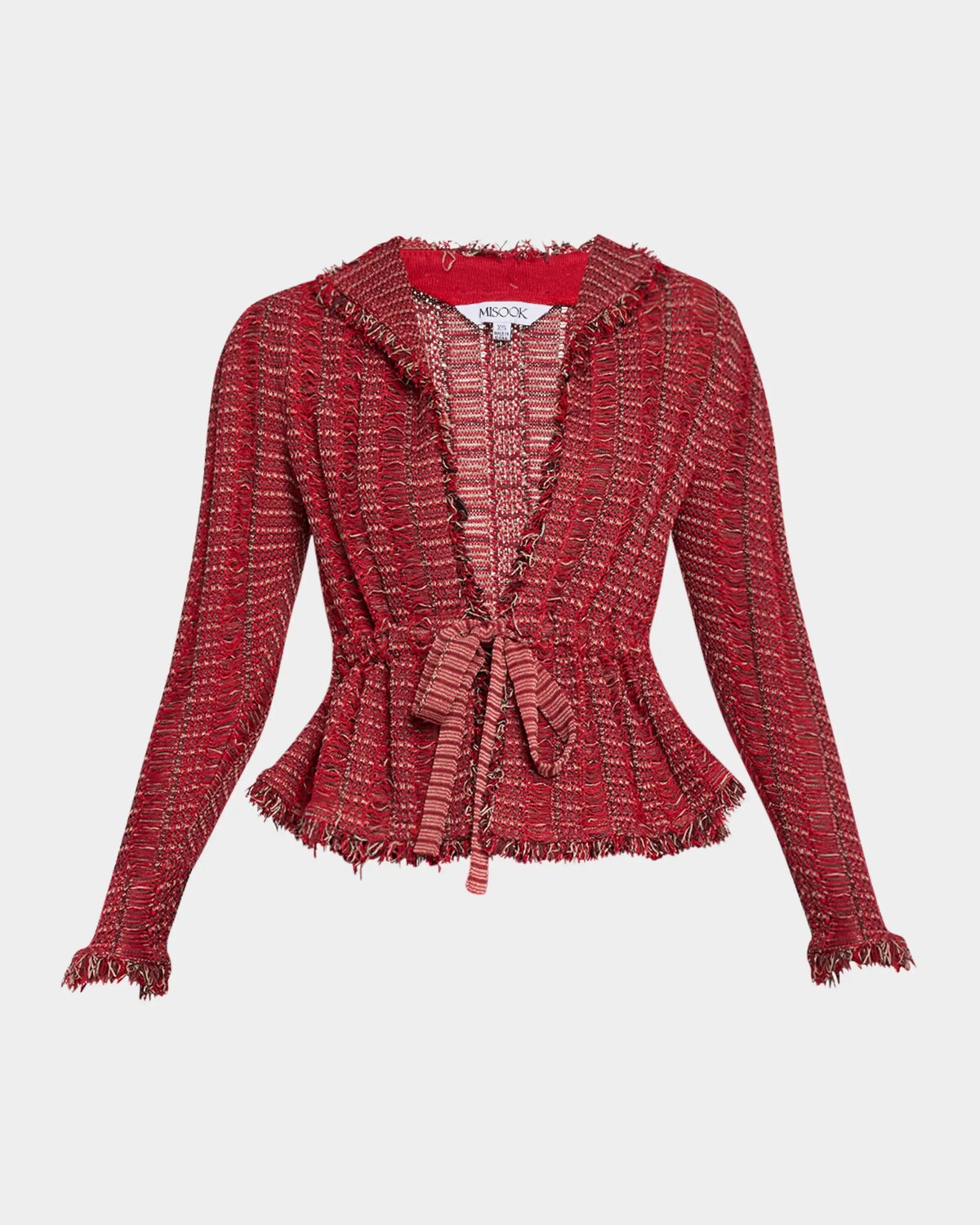 Твидовый жакет с кулиской и бахромой Misook, цвет Rouge/Macchiato/Mahogany/New Ivory
Твидовый жакет с кулиской и бахромой Misook, цвет Rouge/Macchiato/Mahogany/New Ivory