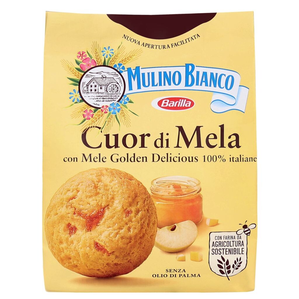 MULINO BIANCO Cuor di Mela - Печенье с яблочным вареньем 300г х 3 упаковки sarcia.eu
MULINO BIANCO Cuor di Mela - Печенье с яблочным вареньем 300г х 3 упаковки sarcia.eu