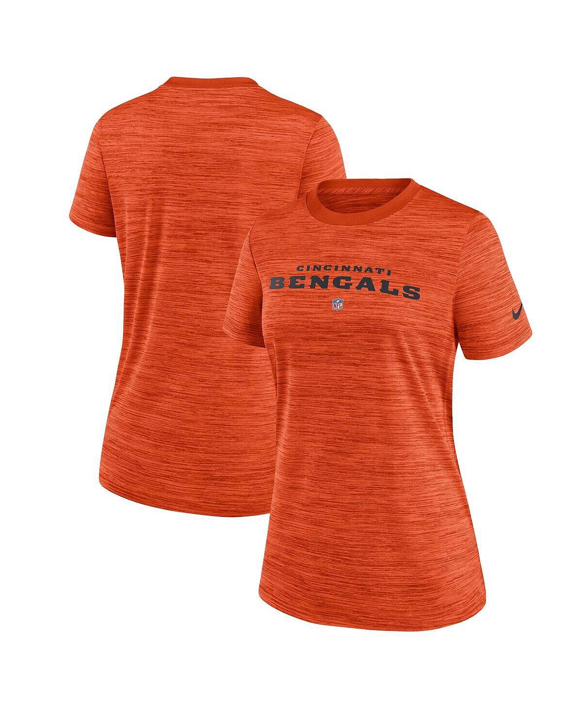 Женская оранжевая футболка Cincinnati Bengals Sideline Velocity Performance Nike
Женская оранжевая футболка Cincinnati Bengals Sideline Velocity Performance Nike