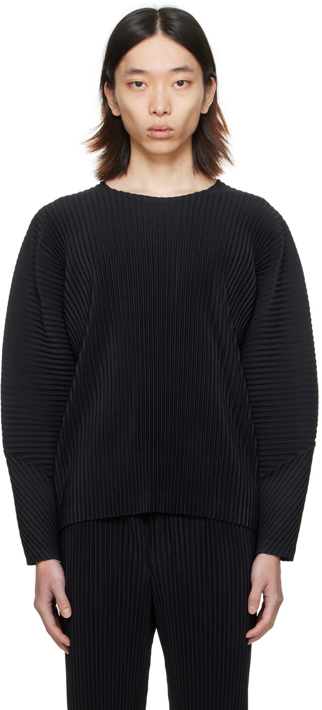Черная футболка с длинным рукавом Monthly Color Январь Homme Plisse Issey Miyake
Черная футболка с длинным рукавом Monthly Color Январь Homme Plisse Issey Miyake