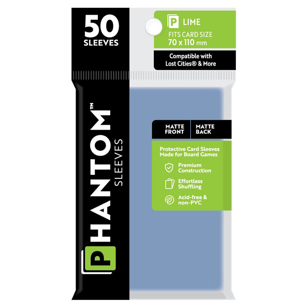 Аксессуары Capstone Games Phantom Sleeves: Lime Size 70 x 110mm - Matte/Matte (50)
Аксессуары Capstone Games Phantom Sleeves: Lime Size 70 x 110mm - Matte/Matte (50)