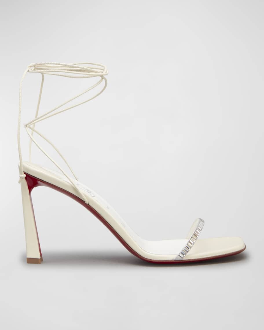 Босоножки с красной подошвой и ремешком на щиколотке с кристаллами Christian Louboutin
Босоножки с красной подошвой и ремешком на щиколотке с кристаллами Christian Louboutin