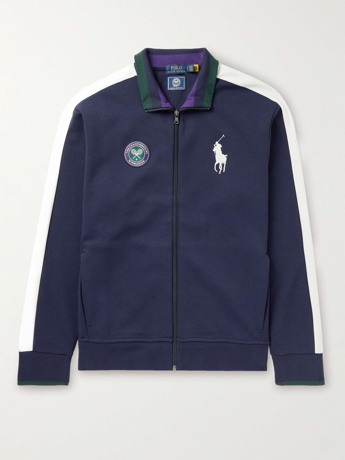 Спортивная куртка из джерси с сетчатой отделкой и аппликацией Wimbledon Slim-Fit POLO RALPH LAUREN, нави, Серый
Спортивная куртка из джерси с сетчатой отделкой и аппликацией Wimbledon Slim-Fit POLO RALPH LAUREN, нави, Серый