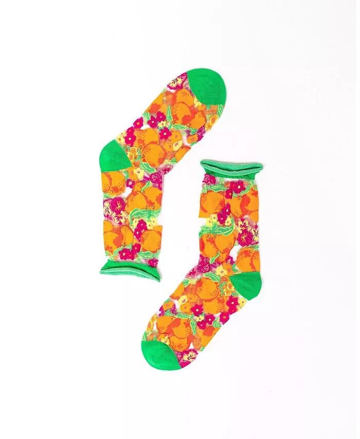 Женские прозрачные носки оранжевого цвета с цветочным принтом Sock Candy, оранжевый
Женские прозрачные носки оранжевого цвета с цветочным принтом Sock Candy, оранжевый