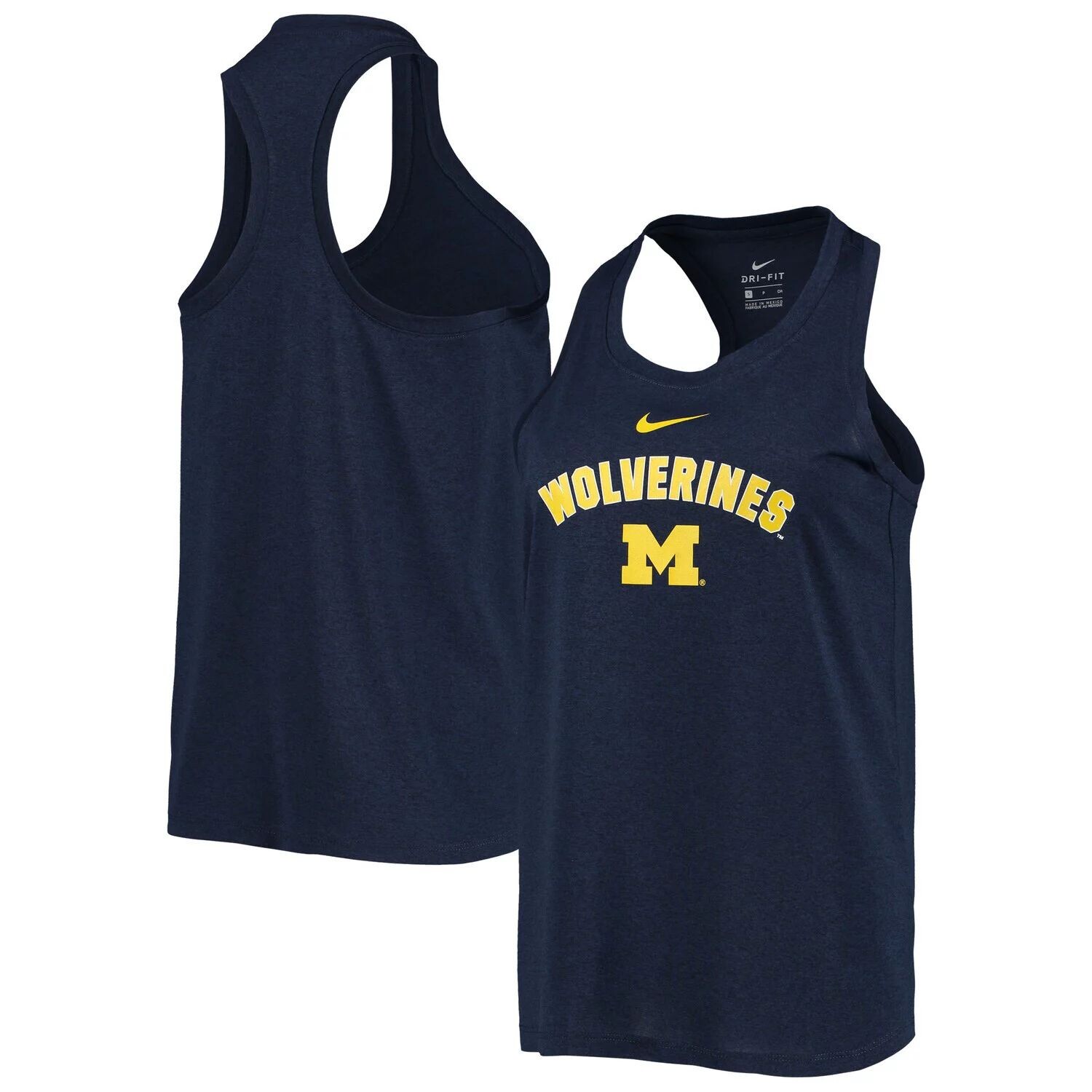 Женская темно-синяя майка Nike Michigan Wolverines Arch & Logo Classic Performance Nike, Синий
Женская темно-синяя майка Nike Michigan Wolverines Arch & Logo Classic Performance Nike, Синий