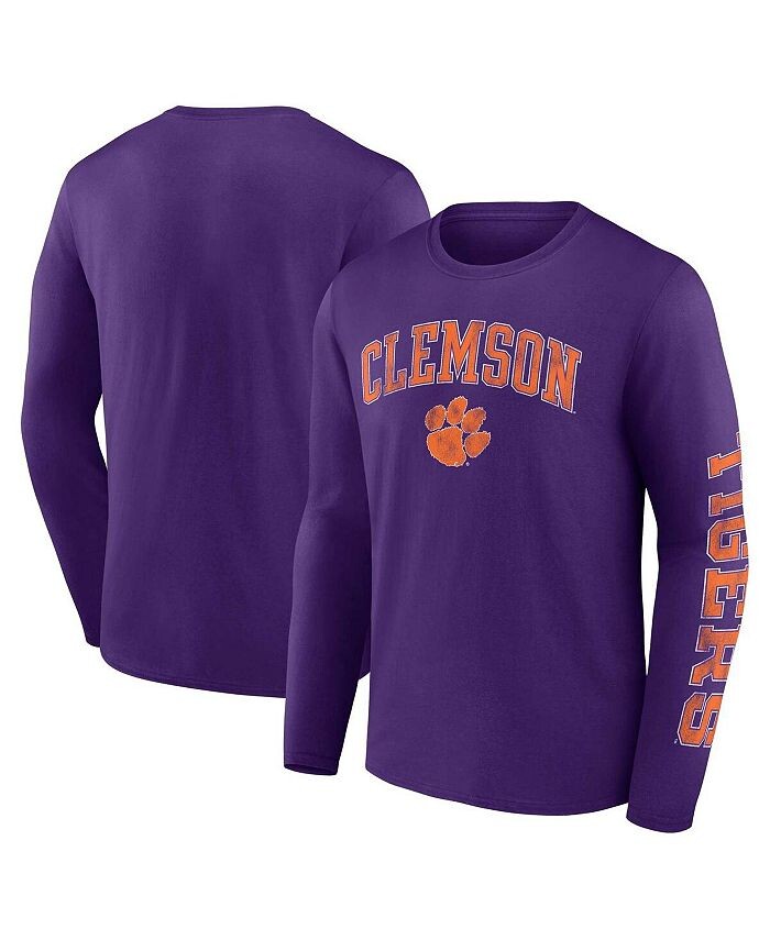Мужская фиолетовая футболка с логотипом Clemson Tigers и потертой аркой с длинным рукавом Fanatics, фиолетовый
Мужская фиолетовая футболка с логотипом Clemson Tigers и потертой аркой с длинным рукавом Fanatics, фиолетовый