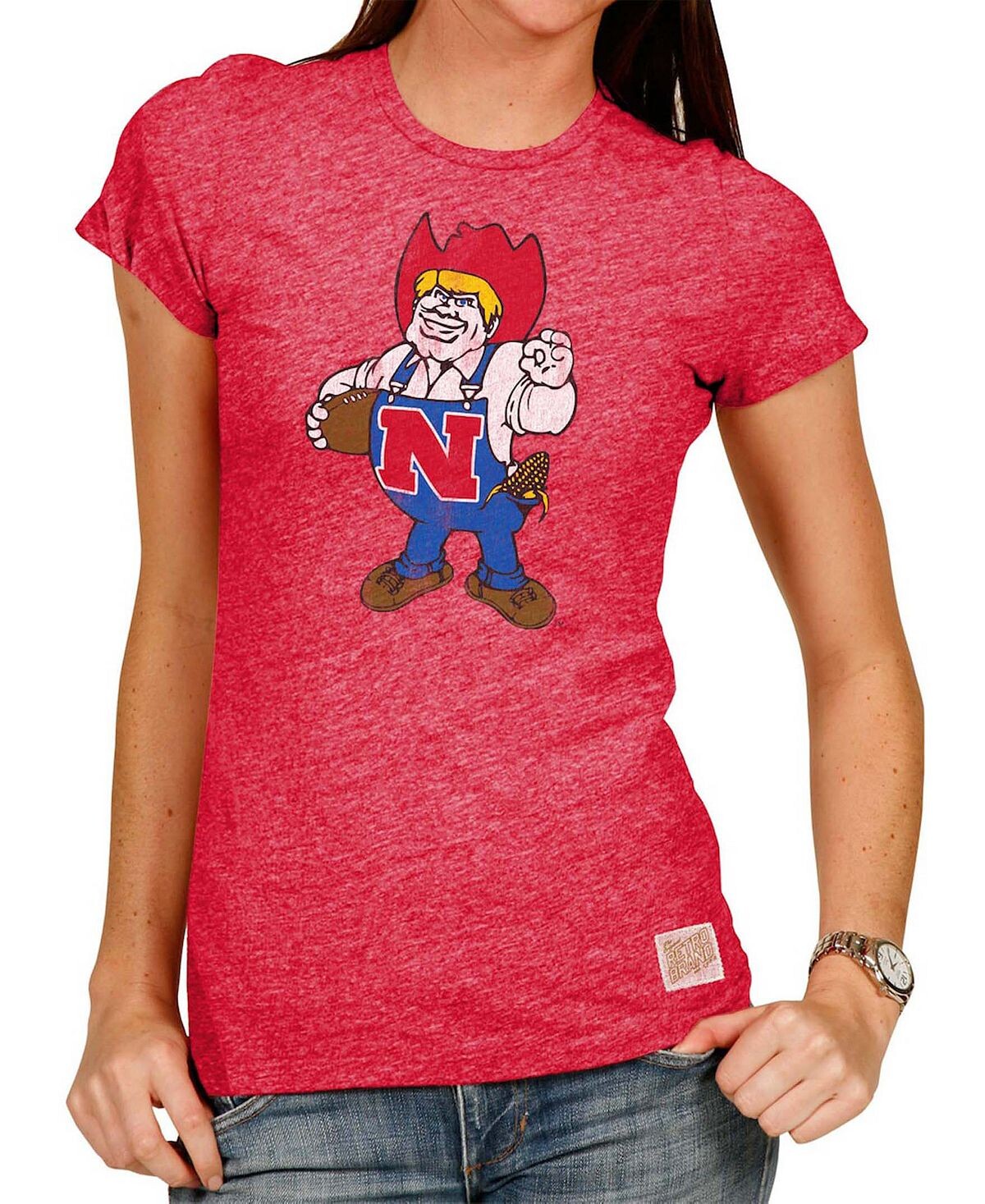 Женская футболка с принтом Scarlet Nebraska Huskers Tri-Blend с круглым вырезом Original Retro Brand
Женская футболка с принтом Scarlet Nebraska Huskers Tri-Blend с круглым вырезом Original Retro Brand