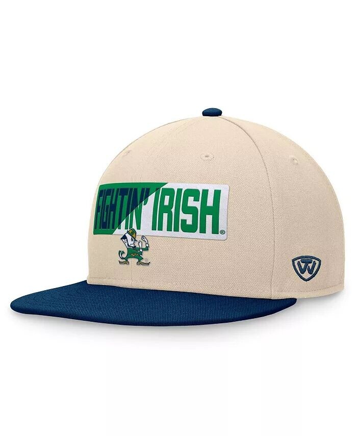 Мужская кепка цвета хаки Notre Dame Fighting Irish Goalaso Snapback Top Of The World, белый
Мужская кепка цвета хаки Notre Dame Fighting Irish Goalaso Snapback Top Of The World, белый
