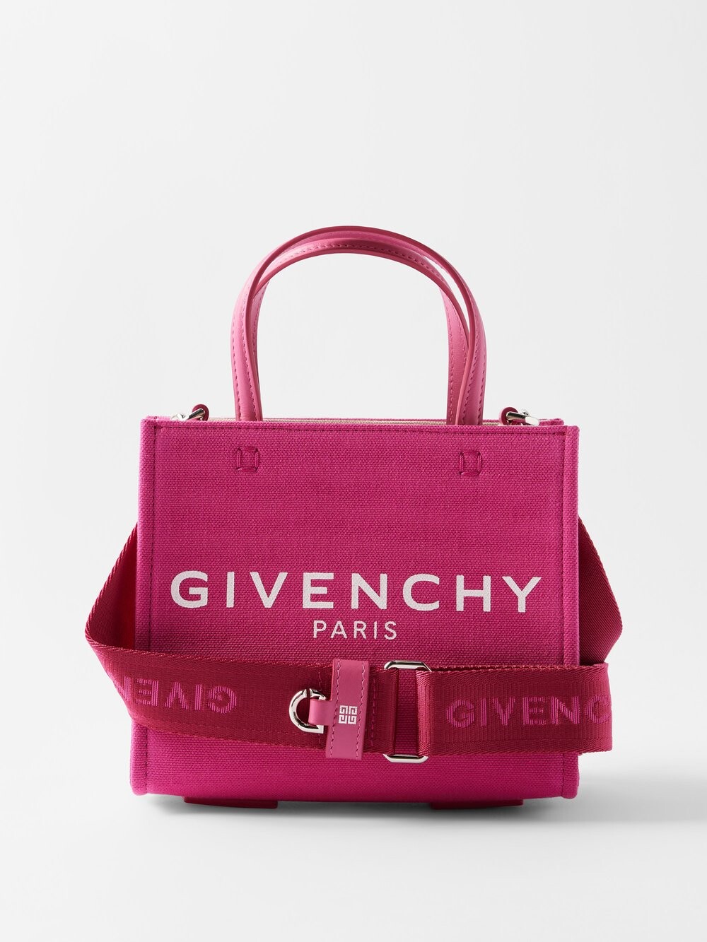Миниатюрная сумка-тоут g-tote из хлопкового полотна с логотипом Givenchy, розовый
Миниатюрная сумка-тоут g-tote из хлопкового полотна с логотипом Givenchy, розовый