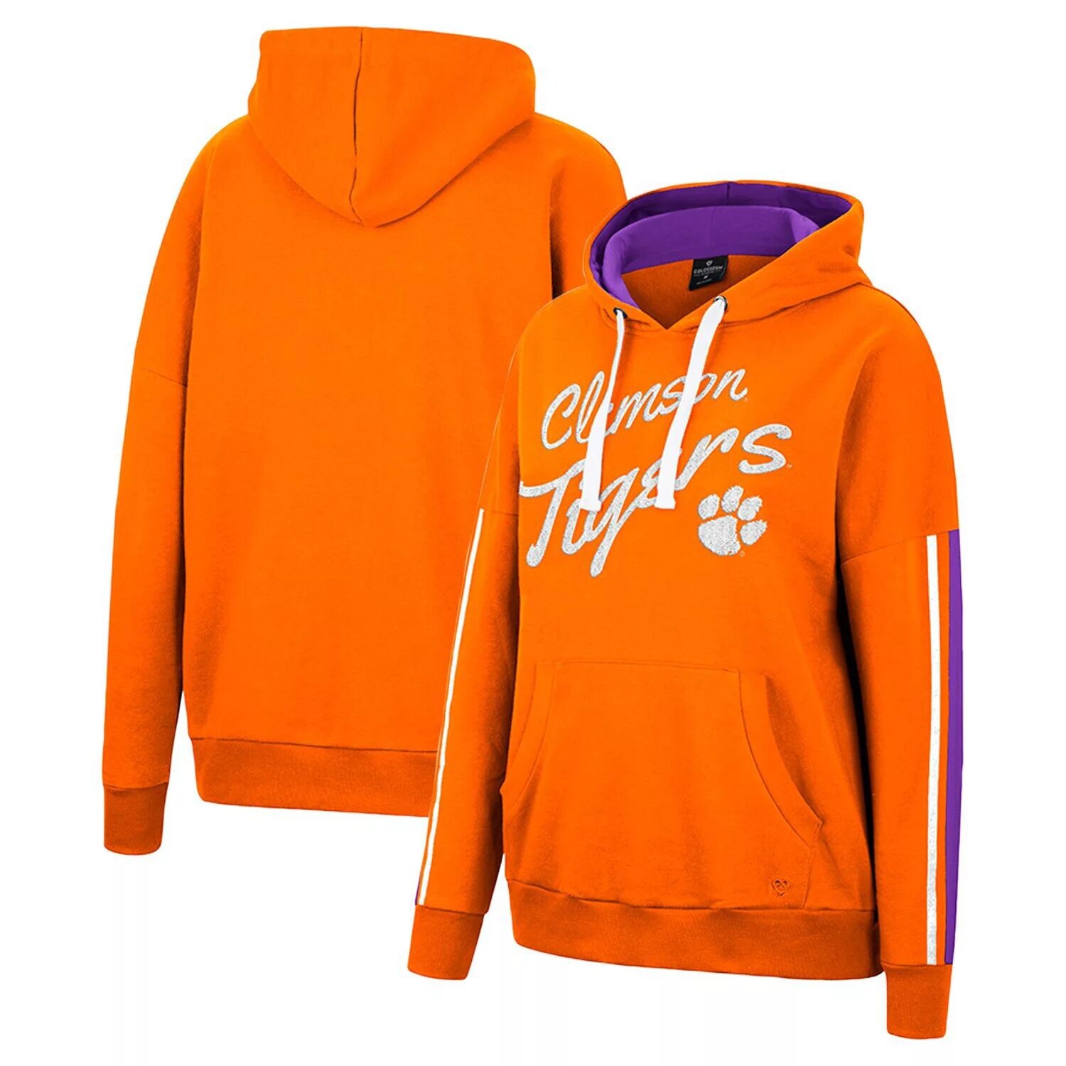 Женский Colosseum Orange Clemson Tigers Serena, пуловер с капюшоном и длинными рукавами в полоску с v-образным вырезом Colosseum
Женский Colosseum Orange Clemson Tigers Serena, пуловер с капюшоном и длинными рукавами в полоску с v-образным вырезом Colosseum
