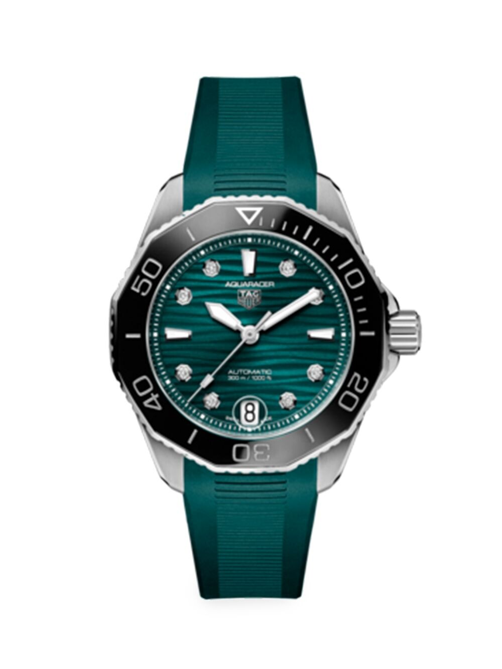 Часы Aquaracer Professional 300 из нержавеющей стали с бриллиантами и каучуковым ремешком TAG Heuer, зеленый
Часы Aquaracer Professional 300 из нержавеющей стали с бриллиантами и каучуковым ремешком TAG Heuer, зеленый