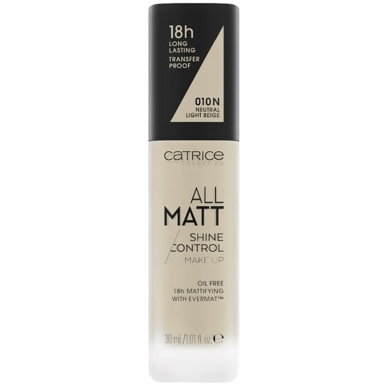 Матирующая основа 010 N Neutral Light Beige, 30 мл Catrice All Matt Shine Control Make Up
Матирующая основа 010 N Neutral Light Beige, 30 мл Catrice All Matt Shine Control Make Up