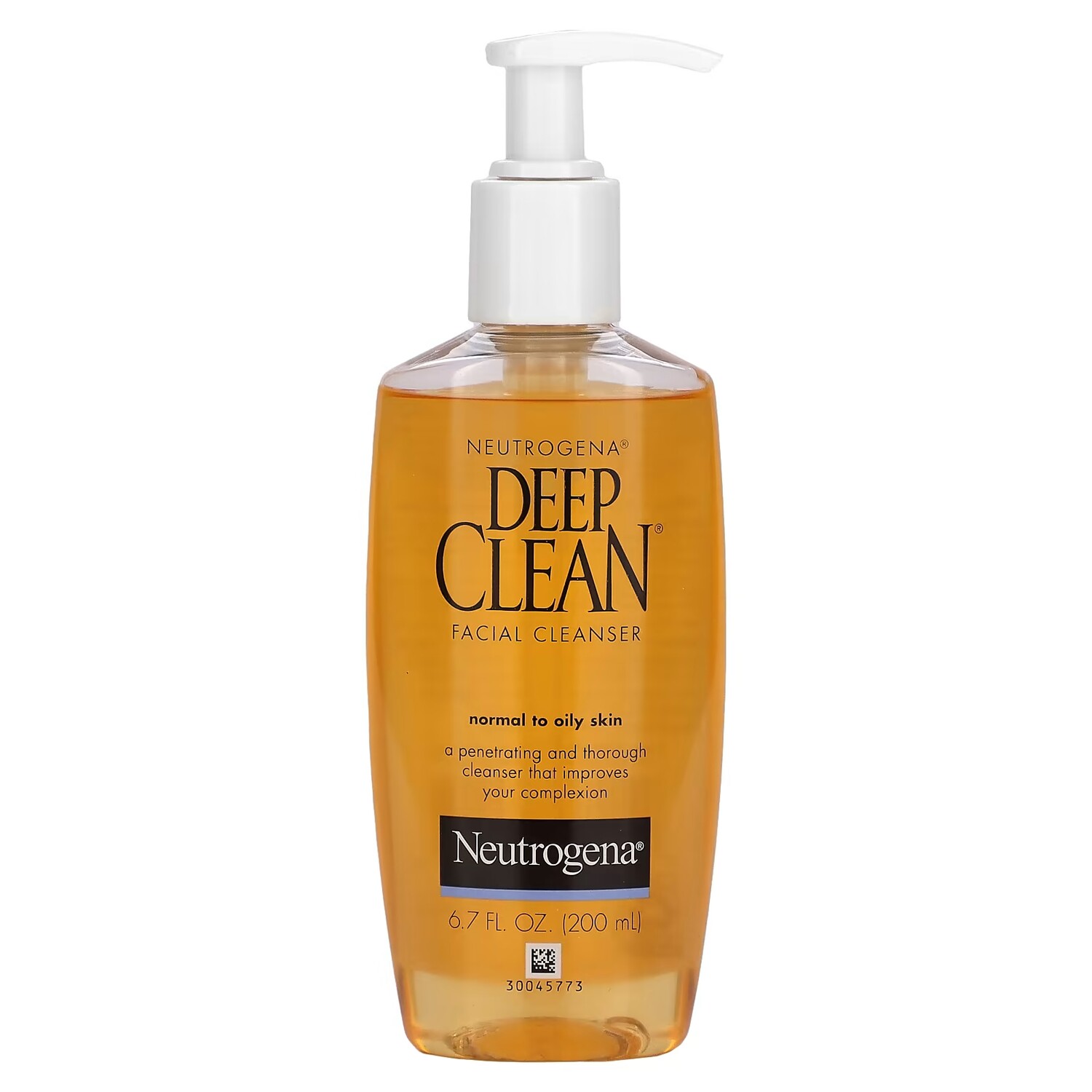 Neutrogena, Deep Clean, очищающее средство для лица, для нормальной и жирной кожи, 6,7 жидких унций (200 мл)
Neutrogena, Deep Clean, очищающее средство для лица, для нормальной и жирной кожи, 6,7 жидких унций (200 мл)