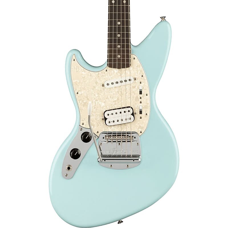 Электрогитара Fender Kurt Cobain Jag-Stang Left-Handed Electric Guitar, Rosewood, Sonic Blue
Электрогитара Fender Kurt Cobain Jag-Stang Left-Handed Electric Guitar, Rosewood, Sonic Blue