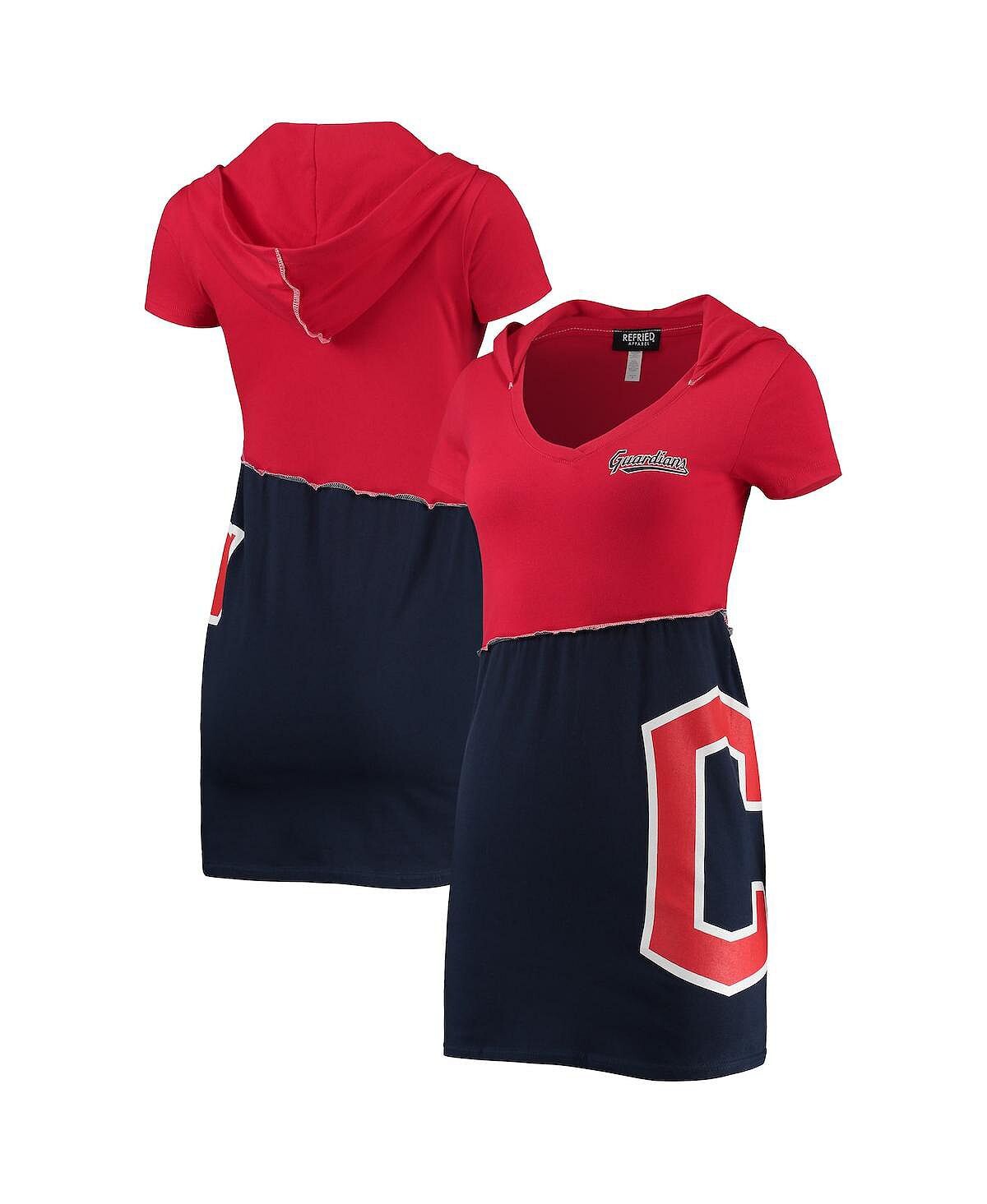 Женское красно-синее платье с капюшоном Cleveland Guardians Refried Apparel, Красный
Женское красно-синее платье с капюшоном Cleveland Guardians Refried Apparel, Красный