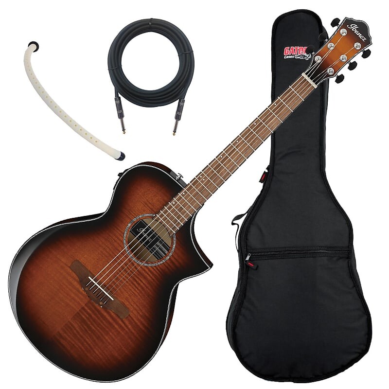 Акустическая гитара Ibanez AEWC400 Acoustic Electric Guitar - Amber Sunburst High Gloss BONUS PAK
Акустическая гитара Ibanez AEWC400 Acoustic Electric Guitar - Amber Sunburst High Gloss BONUS PAK
