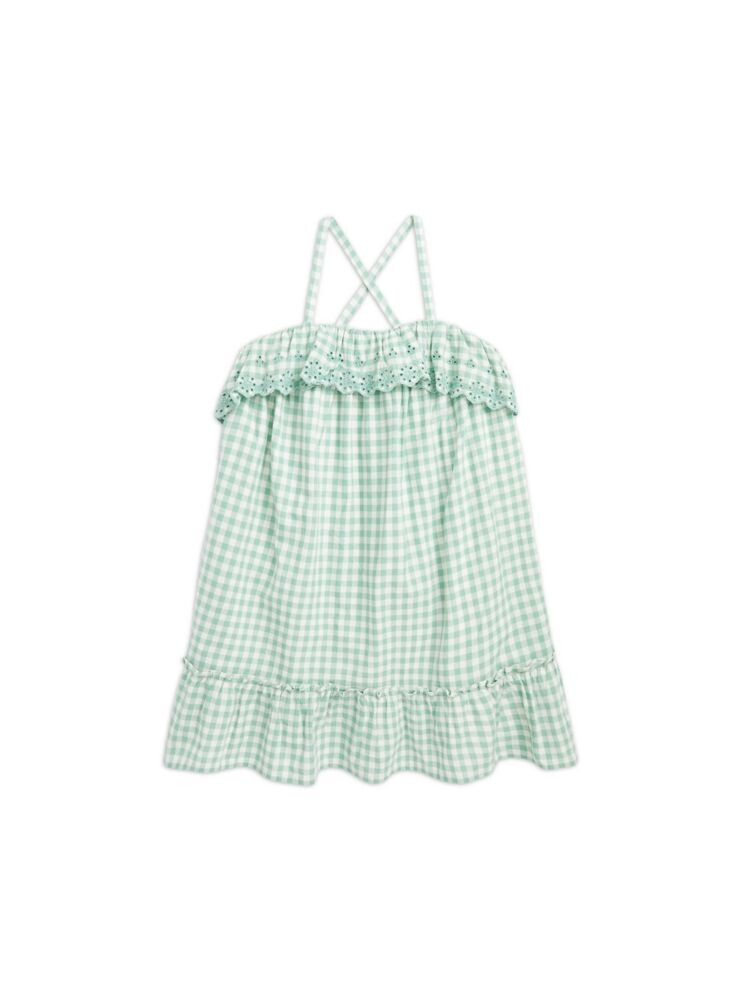 Платье в мелкую клетку с люверсами для маленьких девочек Polo Ralph Lauren, цвет Faded Mint
Платье в мелкую клетку с люверсами для маленьких девочек Polo Ralph Lauren, цвет Faded Mint