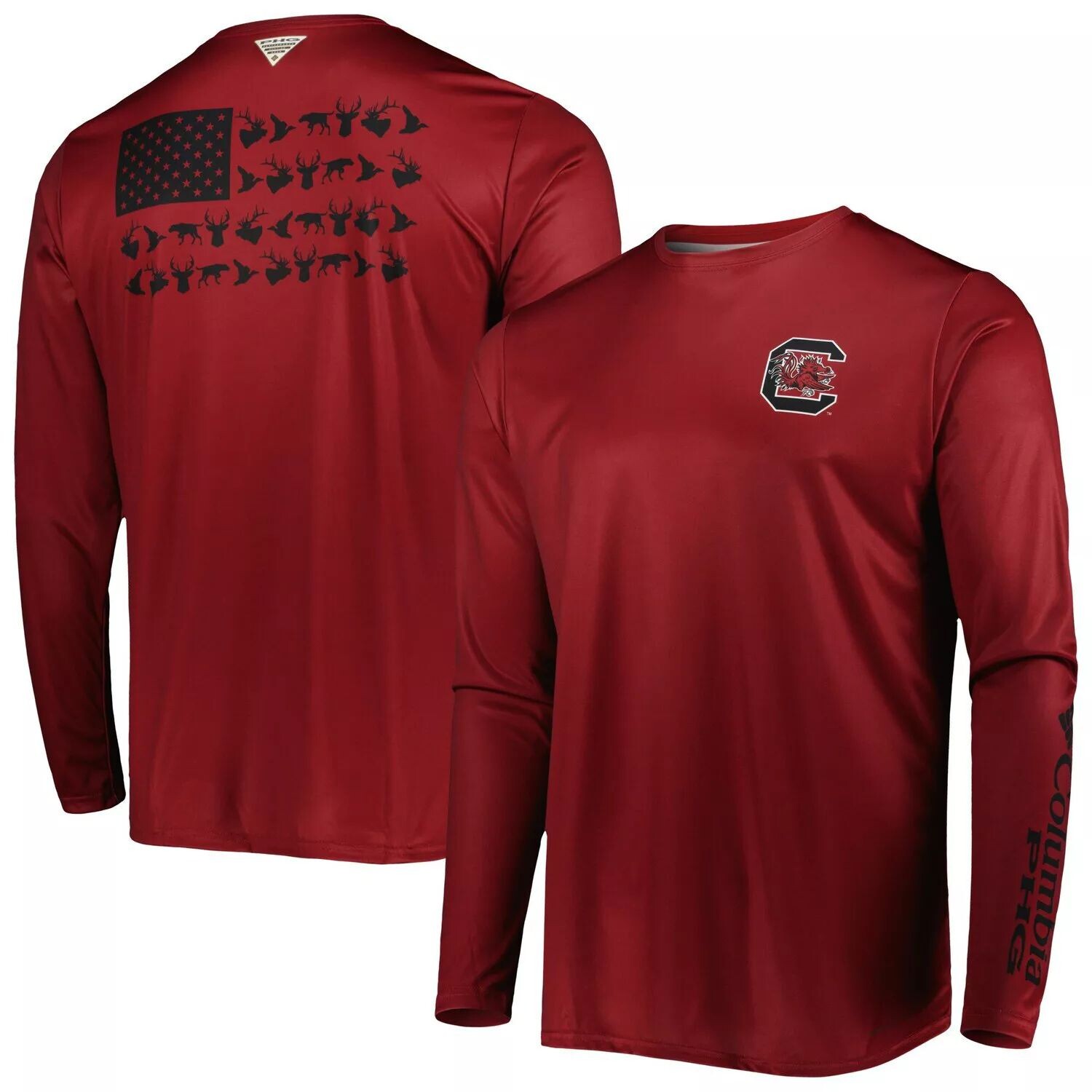 Мужская футболка Columbia Garnet South Carolina Gamecocks Terminal Shot Omni-Shade Omni-Wick с длинным рукавом
Мужская футболка Columbia Garnet South Carolina Gamecocks Terminal Shot Omni-Shade Omni-Wick с длинным рукавом