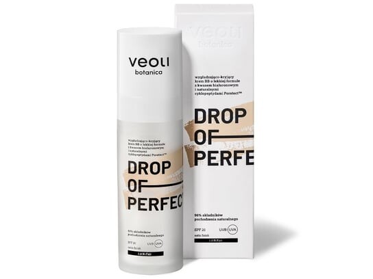 Разглаживающий и покрывающий BB-крем Drop Of Perfection SPF20 с легкой формулой 1.0 N-Fair, 30мл Veoli Botanica
Разглаживающий и покрывающий BB-крем Drop Of Perfection SPF20 с легкой формулой 1.0 N-Fair, 30мл Veoli Botanica