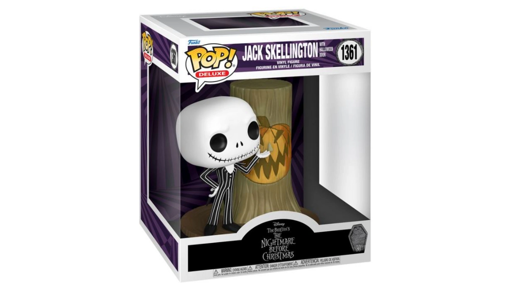 Funko - Pop! Кошмар перед Рождеством Джек с дверью города Хэллоуина, издание Deluxe, посвященное 30-летнему юбилею
Funko - Pop! Кошмар перед Рождеством Джек с дверью города Хэллоуина, издание Deluxe, посвященное 30-летнему юбилею