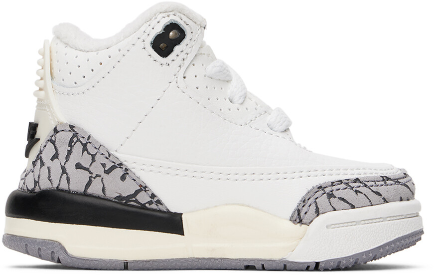 Кроссовки Baby White Jordan 3 Retro Summit белый/Огненно-красный/Черный США Nike Jordan
Кроссовки Baby White Jordan 3 Retro Summit белый/Огненно-красный/Черный США Nike Jordan