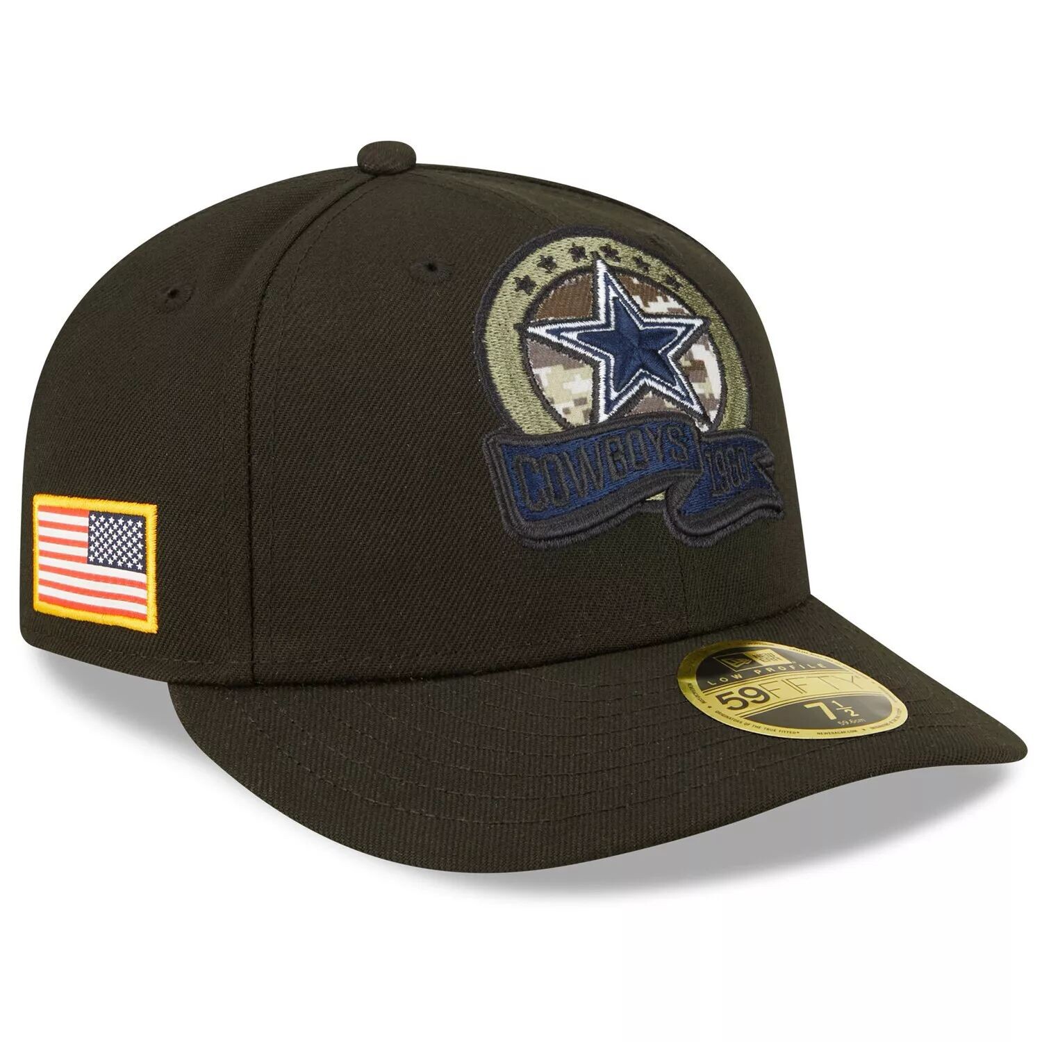 Мужская облегающая шляпа New Era Black Dallas Cowboys 2022 Salute To Service Low Profile 59FIFTY
Мужская облегающая шляпа New Era Black Dallas Cowboys 2022 Salute To Service Low Profile 59FIFTY