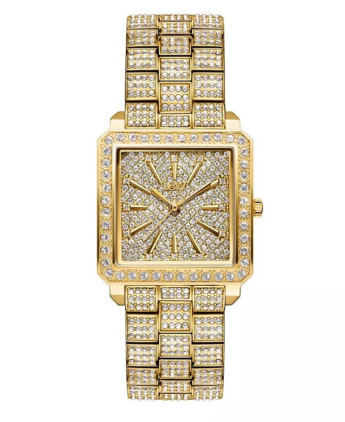 Женские часы Cristal из нержавеющей стали с 18-каратным золотом, 28 мм Jbw, желтый
Женские часы Cristal из нержавеющей стали с 18-каратным золотом, 28 мм Jbw, желтый
