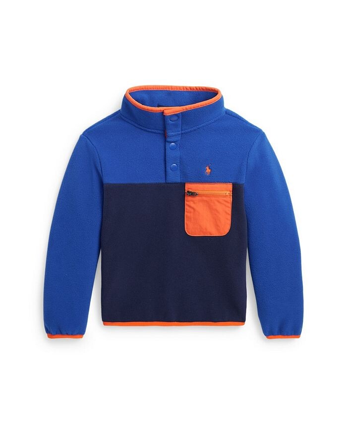Флисовый пуловер с цветными блоками маленьких мальчиков Polo Ralph Lauren, мультиколор
Флисовый пуловер с цветными блоками маленьких мальчиков Polo Ralph Lauren, мультиколор