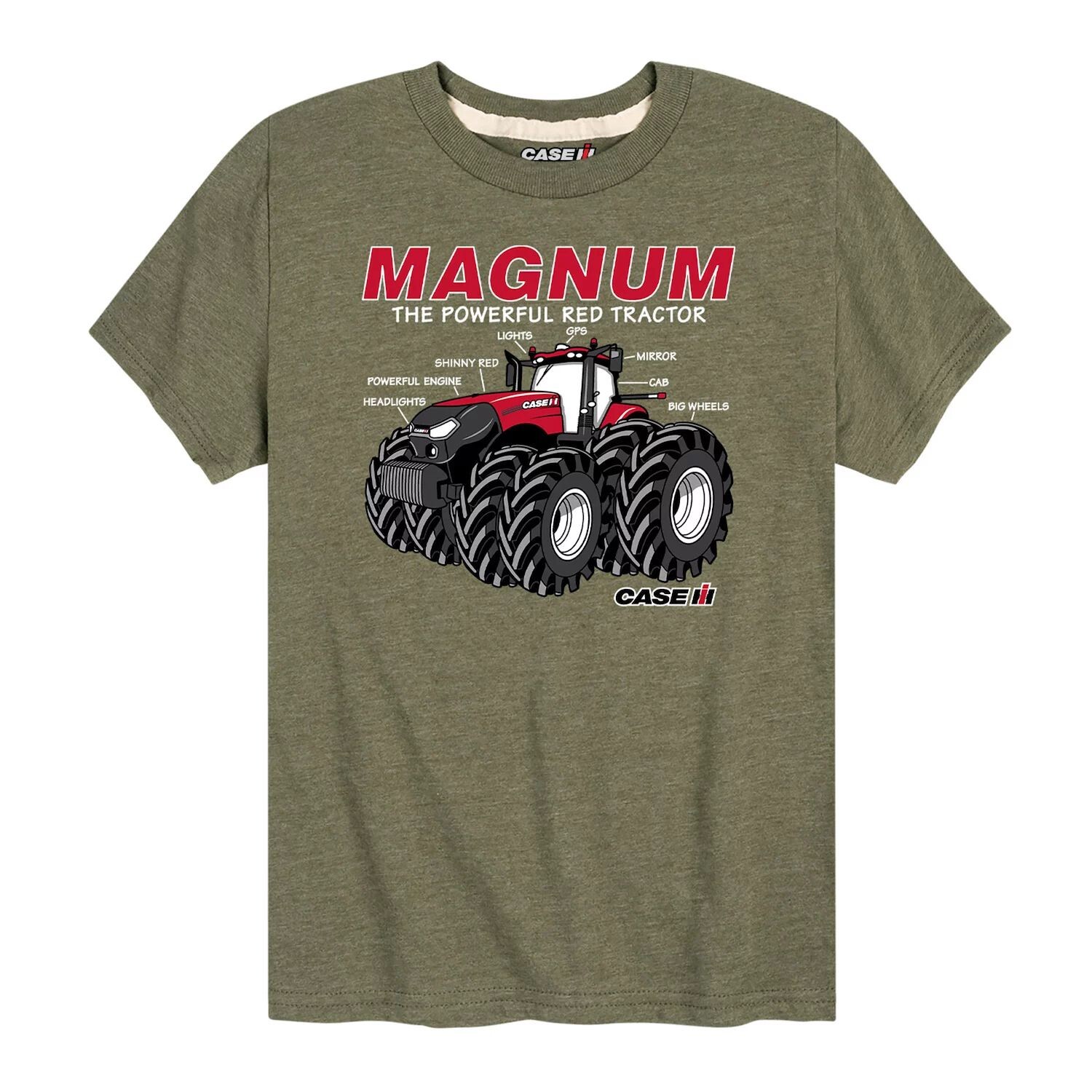 Футболка Case IH Magnum Tractor с графическим рисунком для мальчиков 8–20 лет Licensed Character, зеленый
Футболка Case IH Magnum Tractor с графическим рисунком для мальчиков 8–20 лет Licensed Character, зеленый
