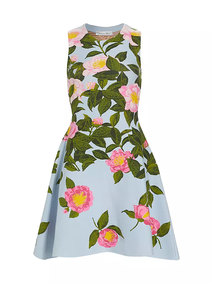 Жаккардовое платье Camellia с расклешенной юбкой Oscar De La Renta, цвет pink pale blue
Жаккардовое платье Camellia с расклешенной юбкой Oscar De La Renta, цвет pink pale blue