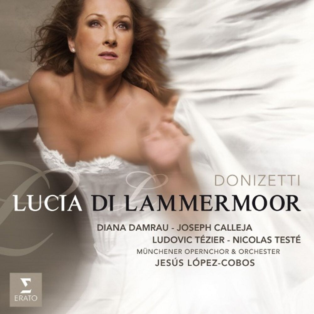 Диск CD Donizetti: Lucia Di Lamermoor - Gaetano Donizetti, Jesús López-Cobos, Diana Damrau, Münchner Opernorchester, Münchner Opernchor
Диск CD Donizetti: Lucia Di Lamermoor - Gaetano Donizetti, Jesús López-Cobos, Diana Damrau, Münchner Opernorchester, Münchner Opernchor