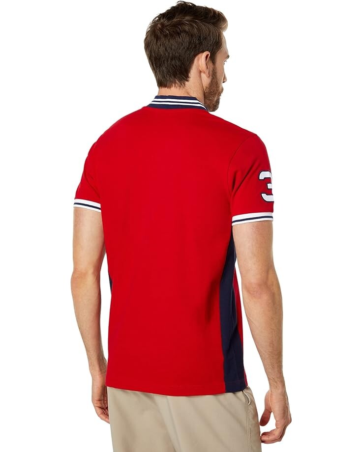 Рубашка U.S. POLO ASSN. Slim Fit Baseball Collar Pique Knit Shirt, цвет Engine Red
Рубашка U.S. POLO ASSN. Slim Fit Baseball Collar Pique Knit Shirt, цвет Engine Red