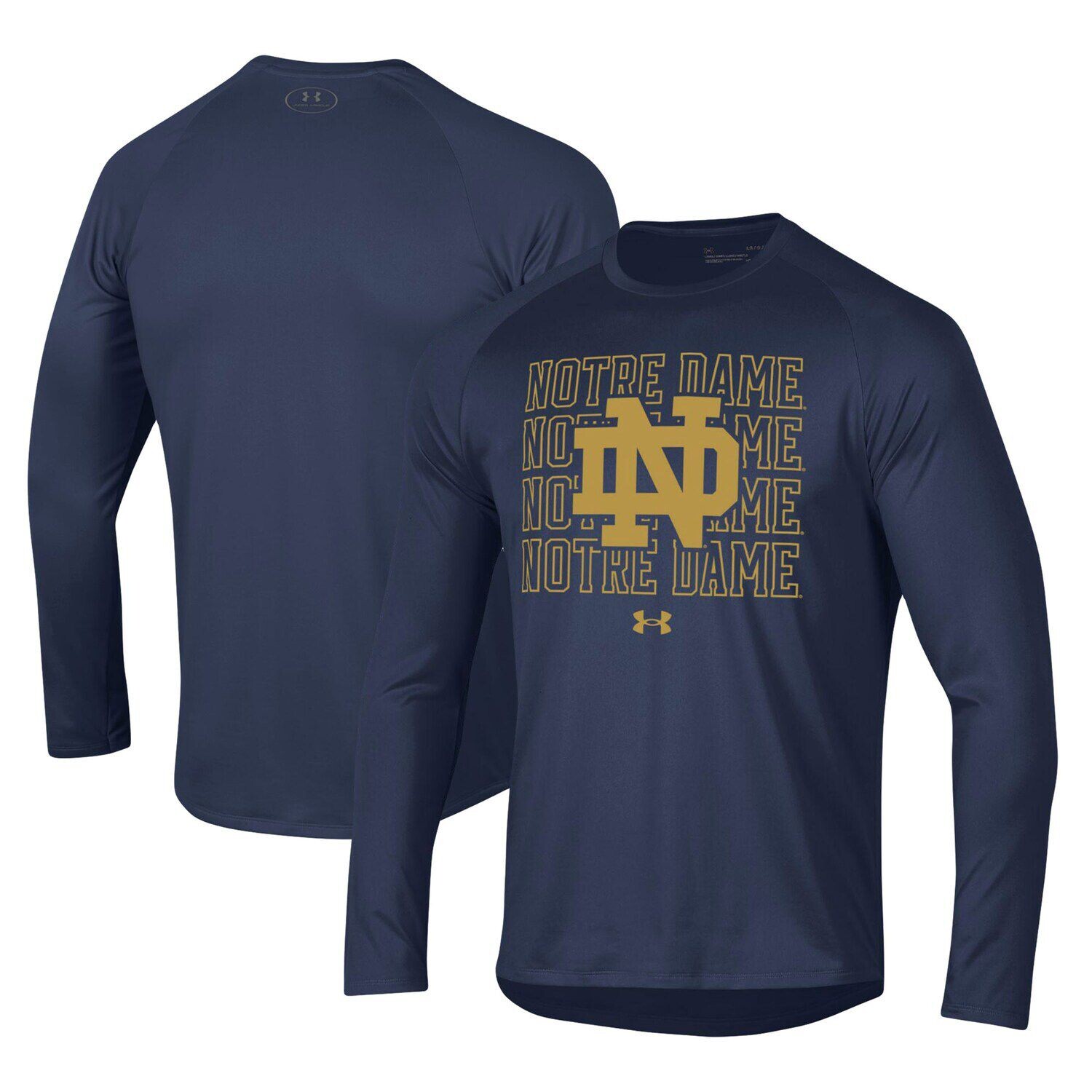 Мужская темно-синяя футболка Under Armour Notre Dame Fighting Irish 2023 Sideline Tech реглан с длинным рукавом
Мужская темно-синяя футболка Under Armour Notre Dame Fighting Irish 2023 Sideline Tech реглан с длинным рукавом