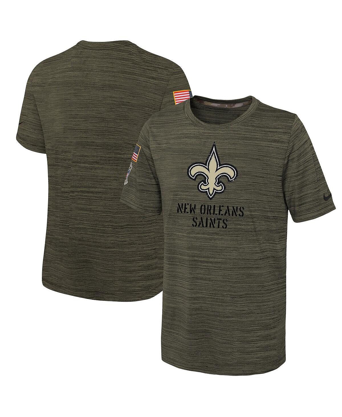 Оливковая футболка Big Boys New Orleans Saints 2022 Salute To Service Velocity Nike
Оливковая футболка Big Boys New Orleans Saints 2022 Salute To Service Velocity Nike