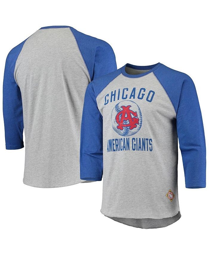 Мужская футболка реглан с надписью «Heather Grey, Royal Chicago American Giants Negro League» с рукавами 3/4 Stitches, серый
Мужская футболка реглан с надписью «Heather Grey, Royal Chicago American Giants Negro League» с рукавами 3/4 Stitches, серый