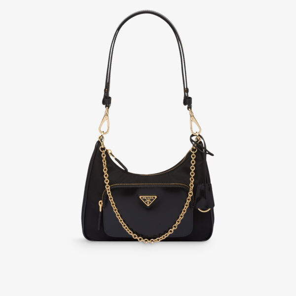Миниатюрная сумка на плечо Re-Nylon из переработанного нейлона и кожи Prada, черный
Миниатюрная сумка на плечо Re-Nylon из переработанного нейлона и кожи Prada, черный