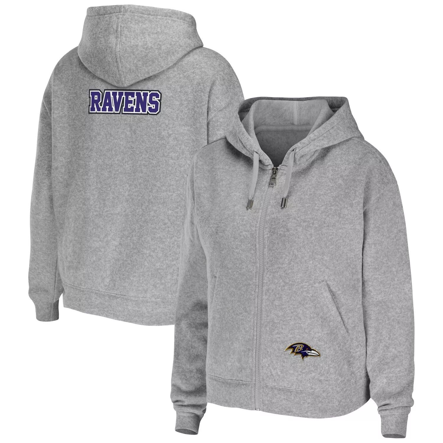 Женская одежда WEAR by Erin Andrews Серая толстовка с молнией во всю длину Baltimore Ravens Team Heathered, Серый
Женская одежда WEAR by Erin Andrews Серая толстовка с молнией во всю длину Baltimore Ravens Team Heathered, Серый