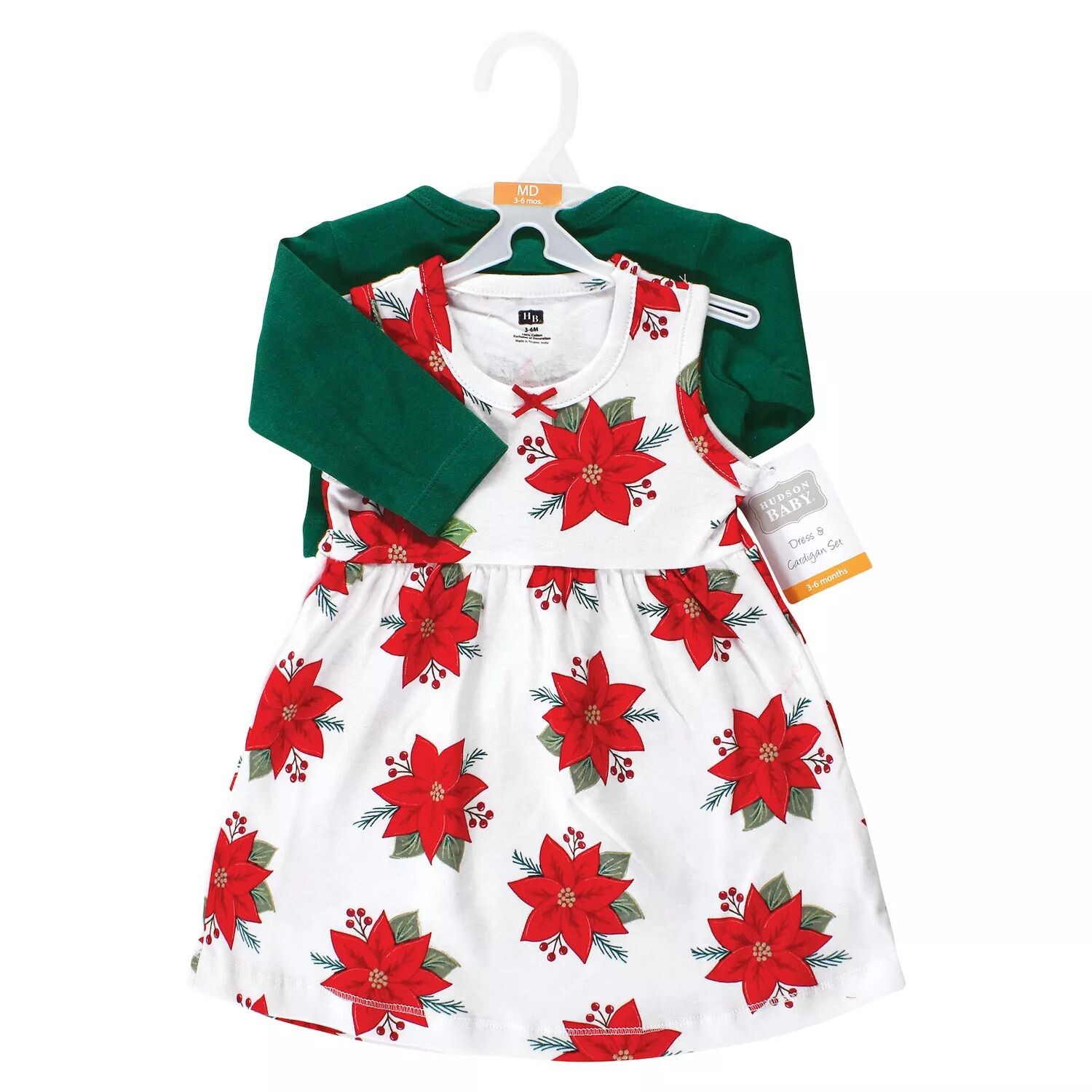 Комплект из хлопкового платья и кардигана для младенцев и малышей Hudson, Poinsettia Hudson Baby
Комплект из хлопкового платья и кардигана для младенцев и малышей Hudson, Poinsettia Hudson Baby