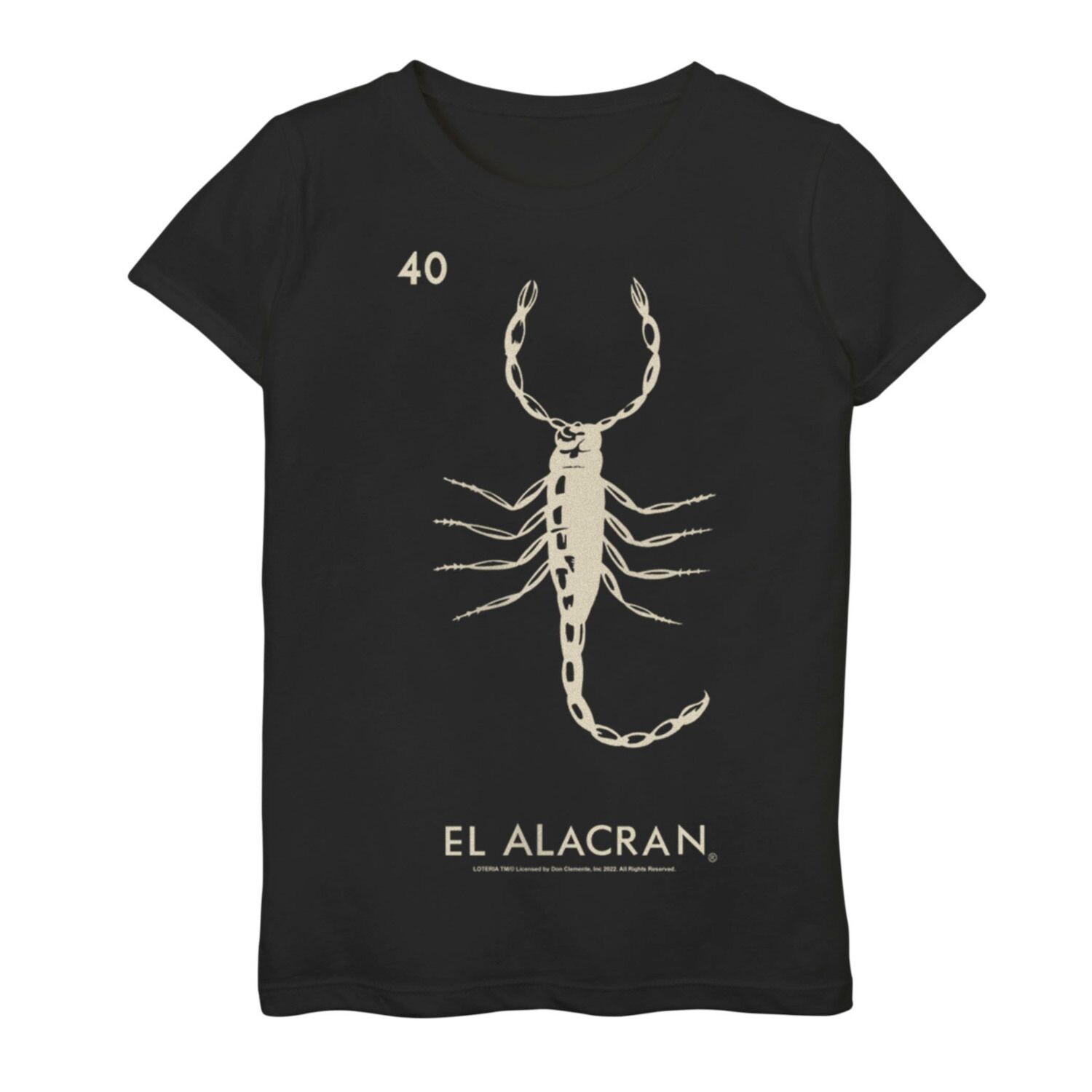 Футболка с графическим плакатом и плакатом для девочек 7–16 лет Lotería El Alacrán Licensed Character
Футболка с графическим плакатом и плакатом для девочек 7–16 лет Lotería El Alacrán Licensed Character
