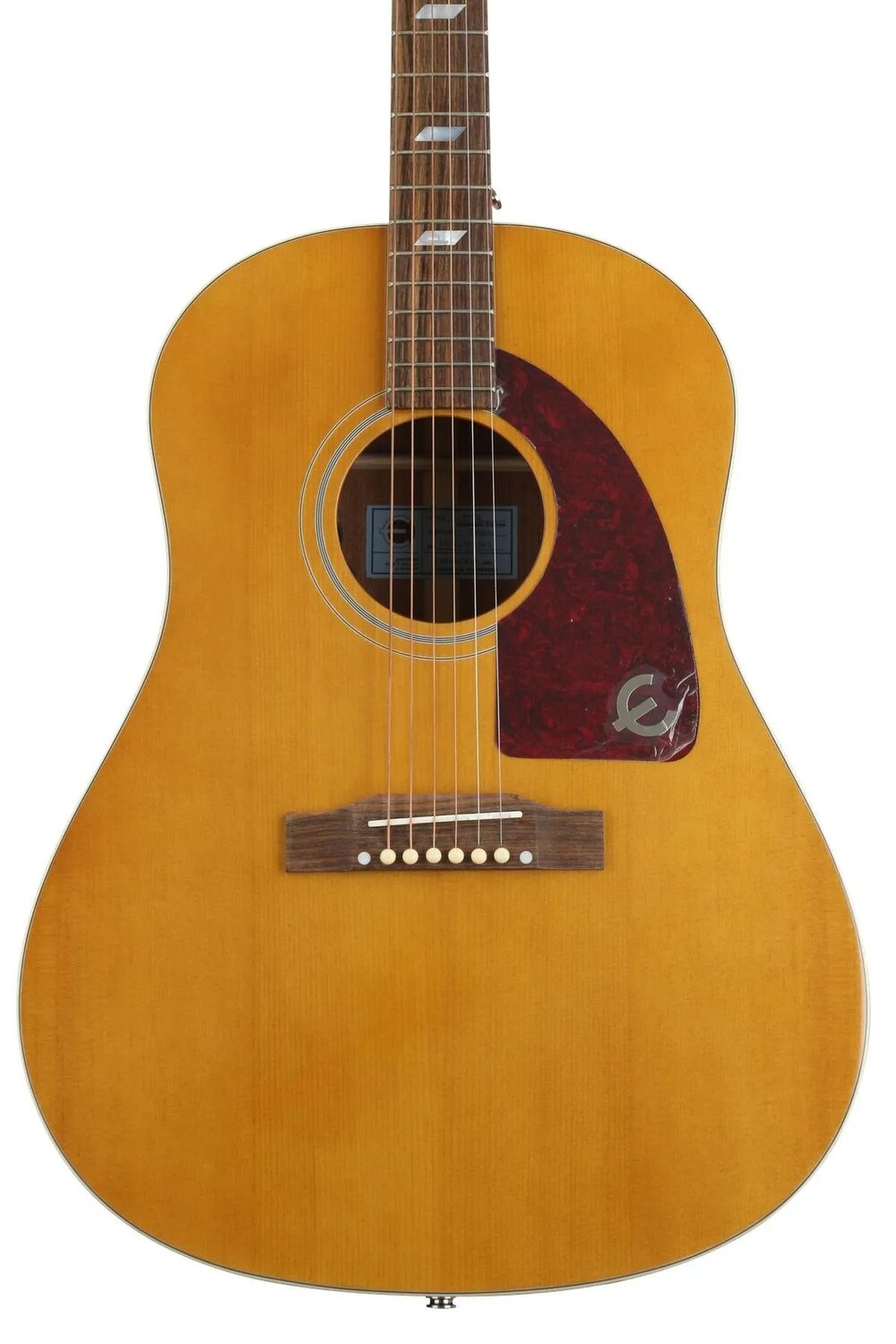 Акустически-электрическая гитара Epiphone Masterbilt Texan — античный натуральный состаренный блеск
Акустически-электрическая гитара Epiphone Masterbilt Texan — античный натуральный состаренный блеск