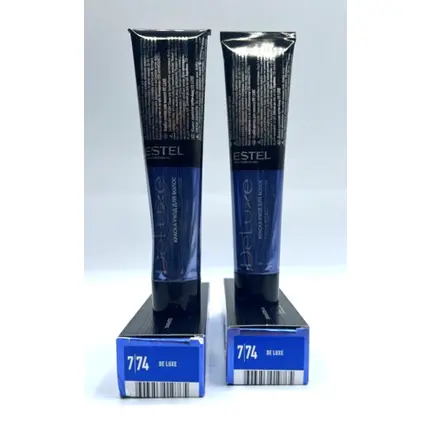 Estel Deluxe Creme Pflege Haarfarbe 60мл Миттельблонд Браун-Купфер 7/74, Estel De Luxe
Estel Deluxe Creme Pflege Haarfarbe 60мл Миттельблонд Браун-Купфер 7/74, Estel De Luxe
