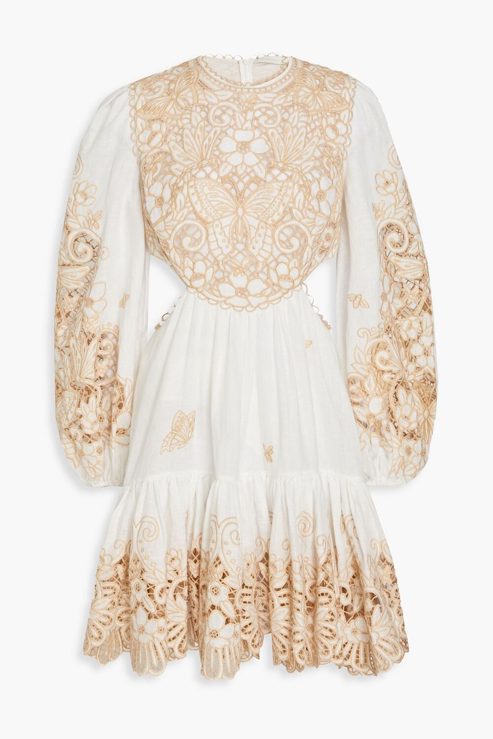 Льняное платье мини Broderie с английскими вставками и вырезами ZIMMERMANN, слоновая кость, Бежевый
Льняное платье мини Broderie с английскими вставками и вырезами ZIMMERMANN, слоновая кость, Бежевый