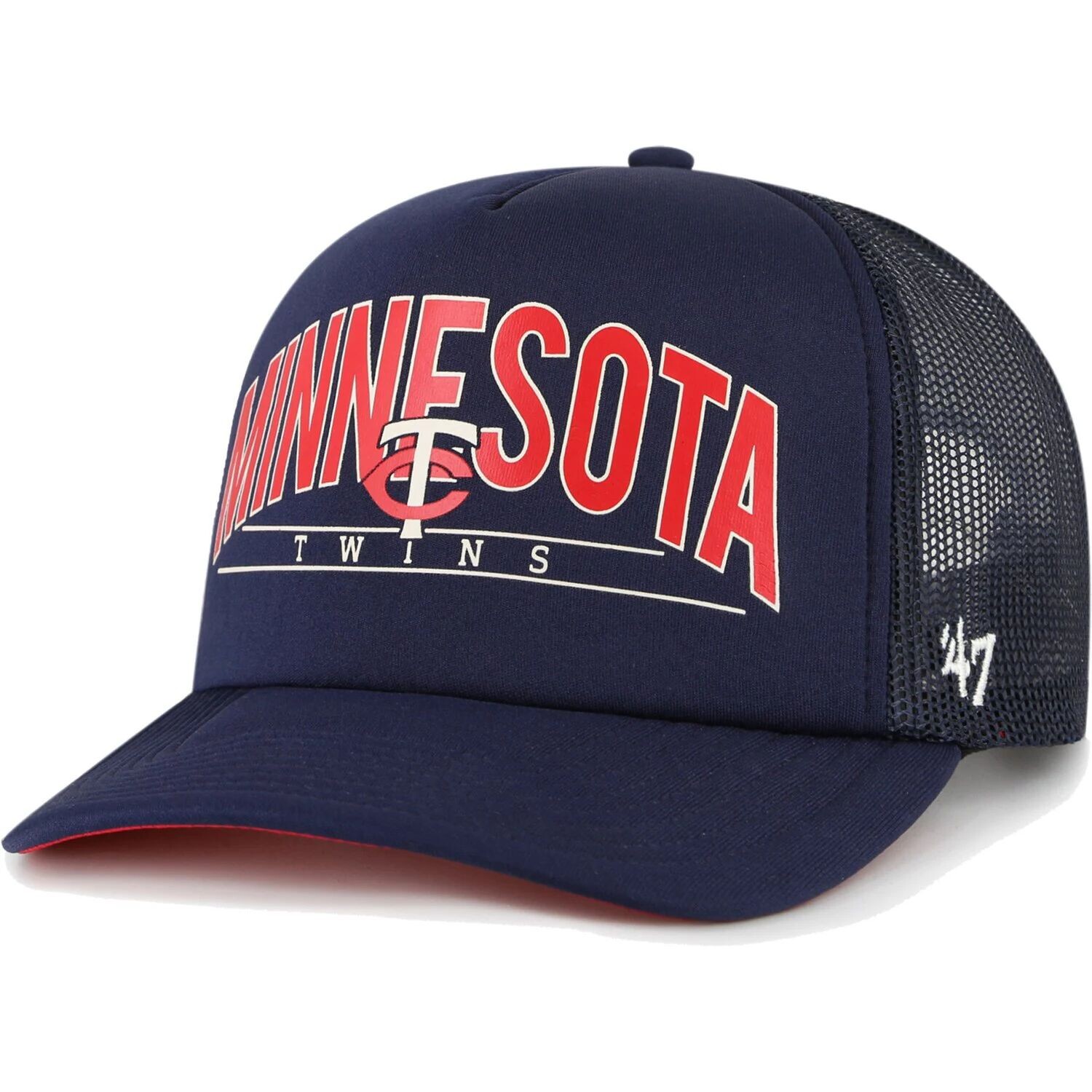 Мужская темно-синяя кепка '47 Minnesota Twins Backhaul из пеноматериала Trucker Snapback
Мужская темно-синяя кепка '47 Minnesota Twins Backhaul из пеноматериала Trucker Snapback