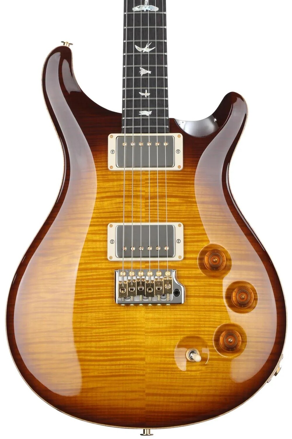 Электрогитара PRS DGT с инкрустацией в виде птиц — McCarty Tobacco Sunburst 10-Top
Электрогитара PRS DGT с инкрустацией в виде птиц — McCarty Tobacco Sunburst 10-Top