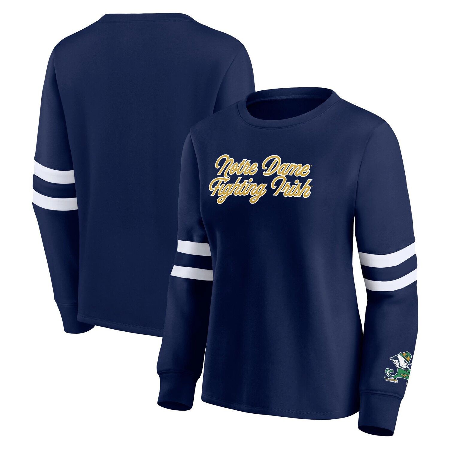 Женский темно-синий эластичный пуловер с логотипом Fanatics Notre Dame Fighting Irish Home Fanatics
Женский темно-синий эластичный пуловер с логотипом Fanatics Notre Dame Fighting Irish Home Fanatics