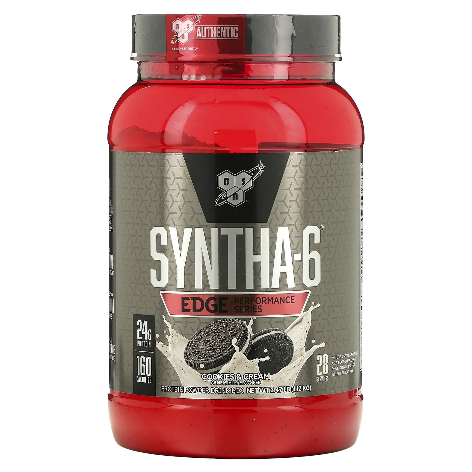 Syntha-6 Edge, протеиновая порошковая смесь, печенье и сливки, 1,12 кг (2,47 фунта), BSN
Syntha-6 Edge, протеиновая порошковая смесь, печенье и сливки, 1,12 кг (2,47 фунта), BSN