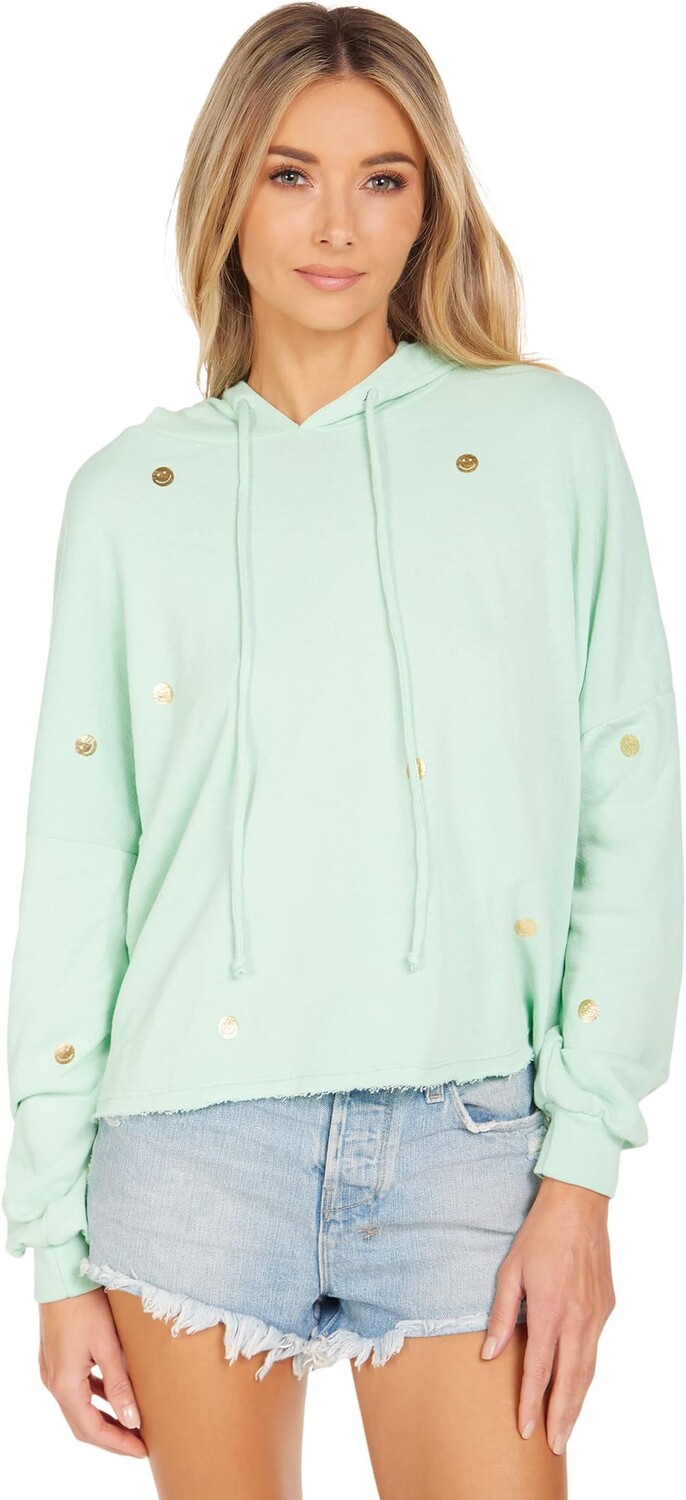 Худи Michael Lauren Lowry Cropped Hoodie with Gold Mini Happyface, цвет Mint Sortbet
Худи Michael Lauren Lowry Cropped Hoodie with Gold Mini Happyface, цвет Mint Sortbet