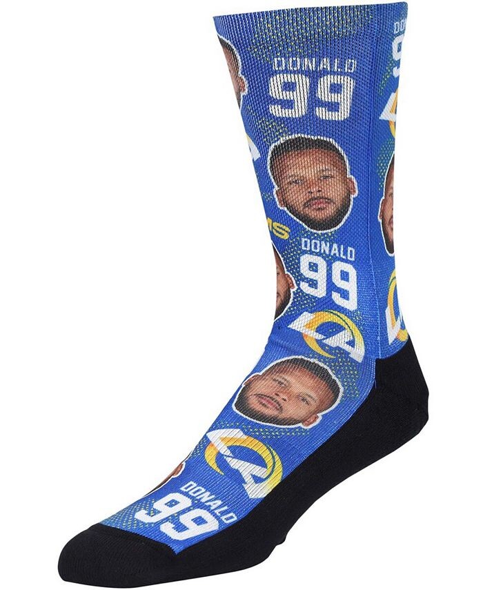 Мужские носки для экипажа Aaron Donald Los Angeles Rams Football Guy Multi Crew Rock 'Em, мультиколор
Мужские носки для экипажа Aaron Donald Los Angeles Rams Football Guy Multi Crew Rock 'Em, мультиколор