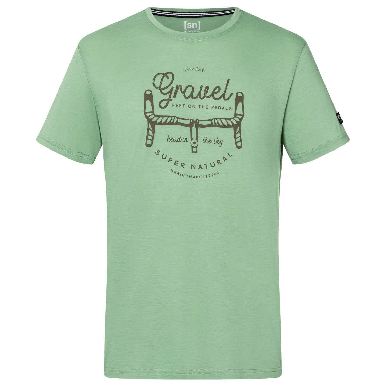 Рубашка из мериноса Super Natural Handlebar Tee, цвет Loden Frost/Stone Grey
Рубашка из мериноса Super Natural Handlebar Tee, цвет Loden Frost/Stone Grey